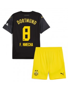 Billige Borussia Dortmund Felix Nmecha #8 Bortedraktsett Barn 2024-25 Kortermet (+ Korte bukser)